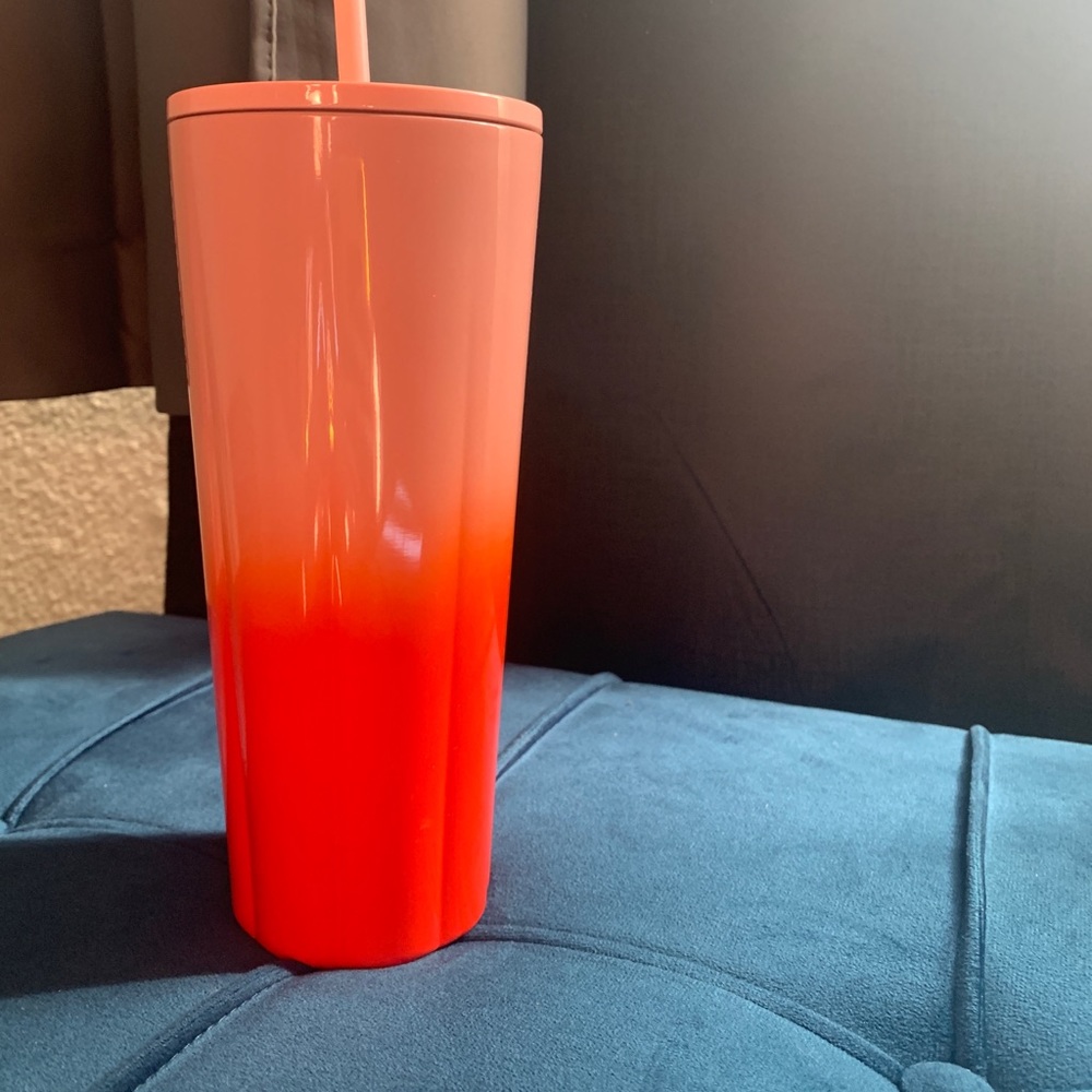 Starbucks Red Ombré Pink Cup